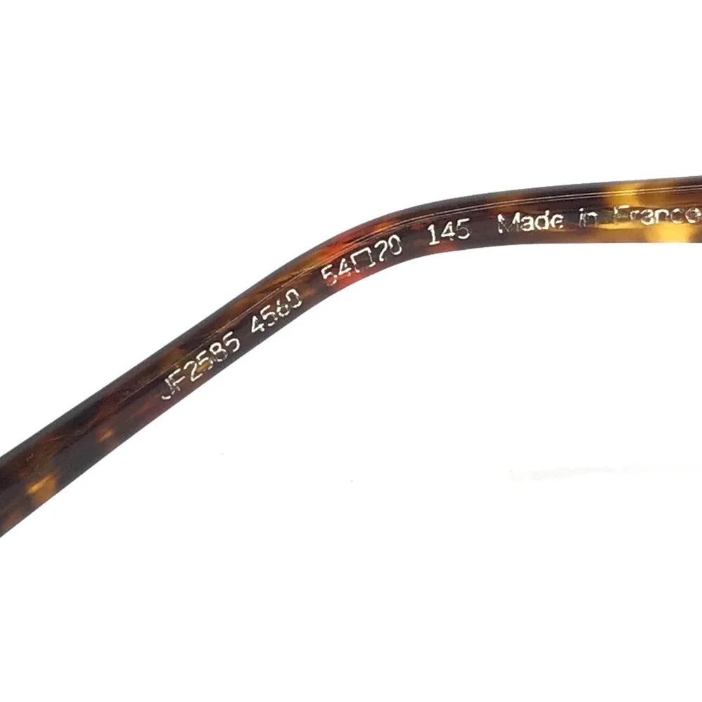 J.F. Rey Eyeglasses Frames JF2585 4560 Khaki Orange Olive Green Woven 54-20-145